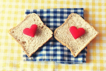 Sweet Breakfast set in vintage color.