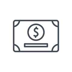 bond certificate finance line icon