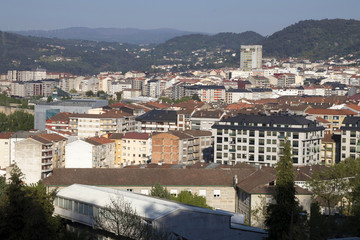 Fototapeta na wymiar landscape of the city of orense, galicia, spain