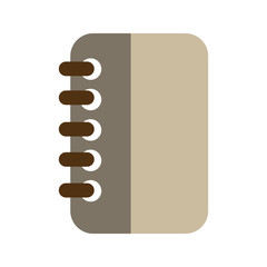 notebook school isolated icon vector illustration design