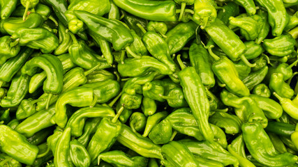 green peper chili. background