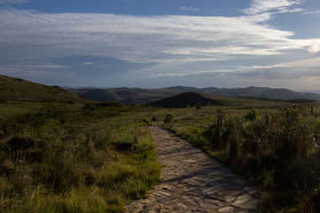 Caminho para o Juquinha na Serra do cipo minas gerais