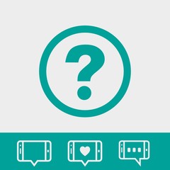 help icon stock vector illustration flat design