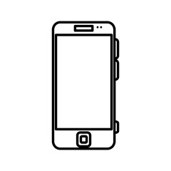 smartphone device isolated icon vector illustration design