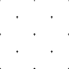 Seamless pattern with trefoils