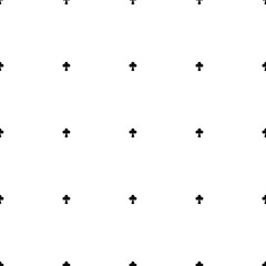 Seamless pattern with trefoils