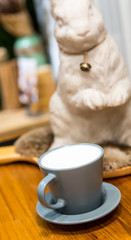 A cup of milk