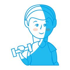 Women fitness cartoon icon vector illustration graphic design