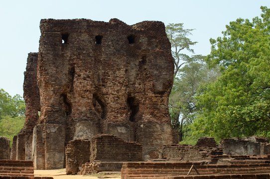 The Palace Complex of King Parakramabahu in Polonnaruwa.