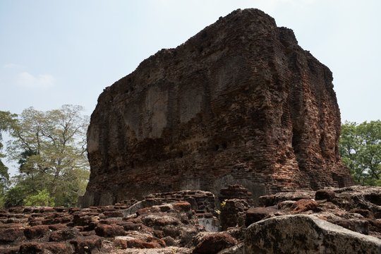 The Palace Complex of King Parakramabahu in Polonnaruwa.