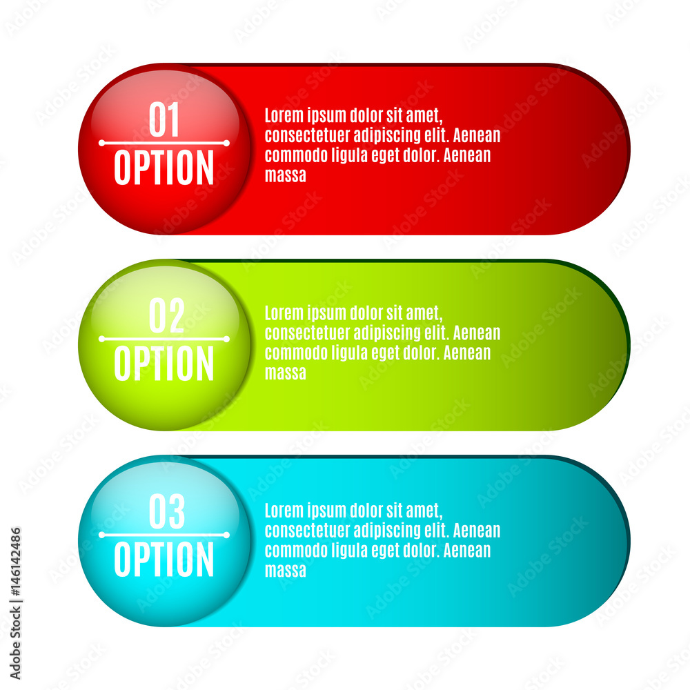Poster infographics. labels for your projects with text. web design. realistic vector illustration. busines