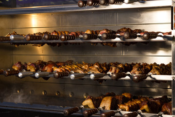 Traditional spit meat