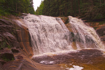 Wodospad w Czechach - Wielka Mumlava