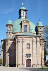 Fototapeta premium Wallfahrtskirche Maria-Hilf in Freystadt