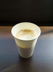 紙カップ ホットコーヒー