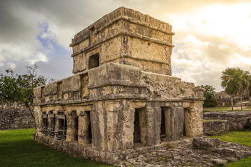 Tulum Ancient Maya Archeological Site in Yucatan Mexico