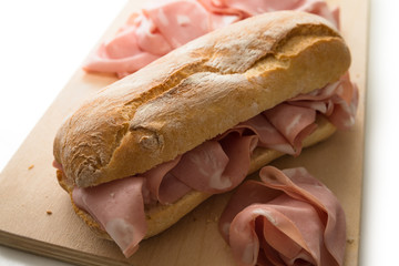 Mortadella Sandwich