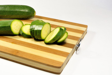 Organic fresh zucchini