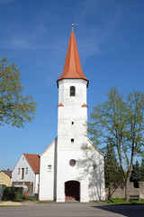 Fototapeta na wymiar St. Sebastian in Freystadt