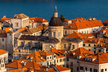 Assumption Cathedral in the old part in Dubrovnik, Croatia.