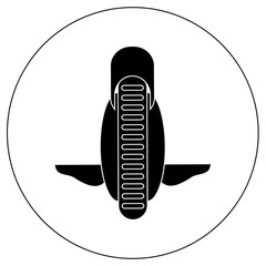 Gyroscope. Vector icons in a simple style. Element of design, interface