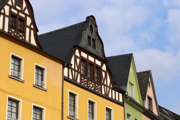 Fototapeta na wymiar Medieval houses
