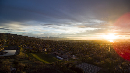 Utah Sunset Drone Photography