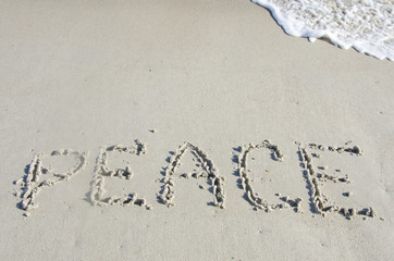 Peace Written in the Sand