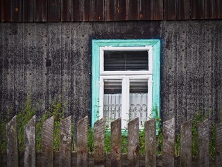 Old house window and fence © Agnieszka