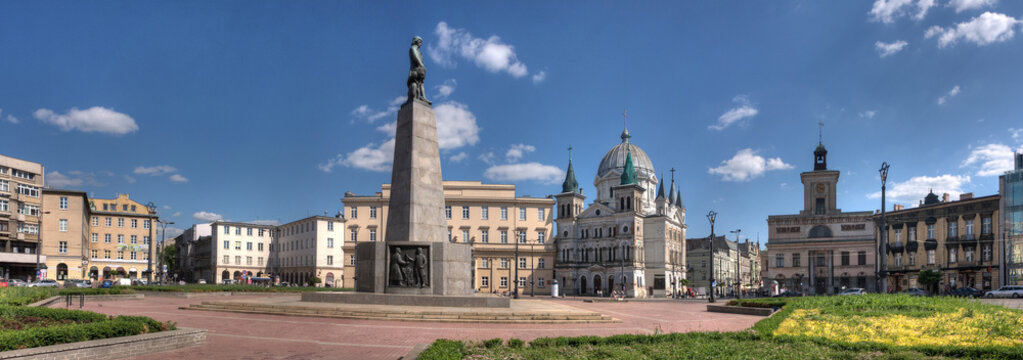 Fototapeta Plac Wolności w Łodzi