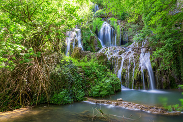 Fototapeta na wymiar Krushuna waterfalls in bulgaria