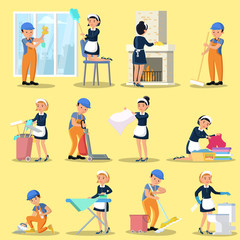 Cleaning Company Icons Collection