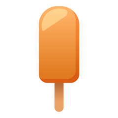 fruit ice cream vector illustration icon isolated cartoon dessert sweet cold snack vanilla tasty frozen candy flavor design delicious bar party