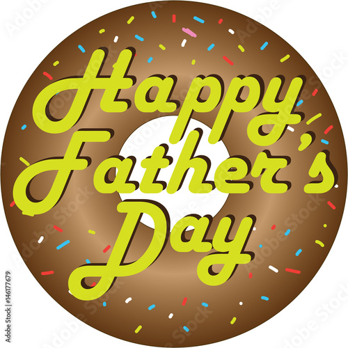 Download "Happy Father's day doughnut" Stock image and royalty-free ...