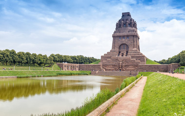 Fototapeta na wymiar Monument to the Battle of the Nations, Leipzig, Germany