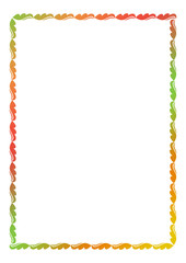 Beautiful round gradient frame. Color silhouette frame for advertisements, wedding and other invitations or greeting cards. Raster clip art.