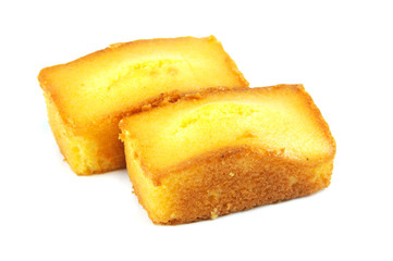 corn cakes isolated on white background