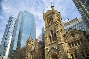 Fototapeta na wymiar St-Andrews church in Toronto