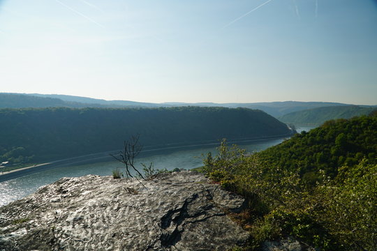 Spectacular view over the Middle Rhine valley