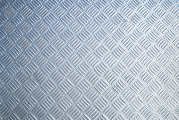 Steel plate with pattern.