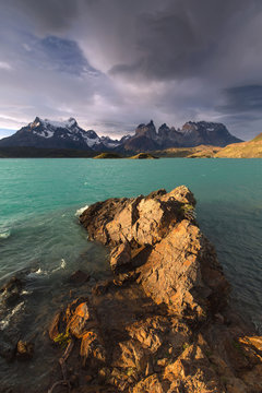 Pehoe lake, Torres del Paine National Park, Chile