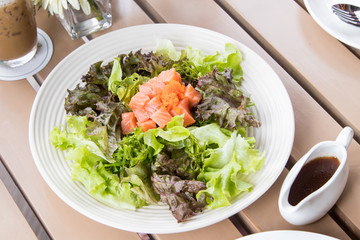 Shoyu Salmon Salad.