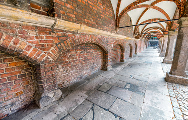 Lubeck medieval skyline, Germany