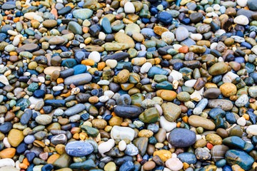 stones on the beach. stone background