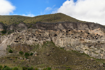 Fototapeta na wymiar View of Vardzia cave monastery. Georgia