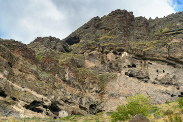 Fototapeta na wymiar Vanis Kvabebi cave monastery. Georgia
