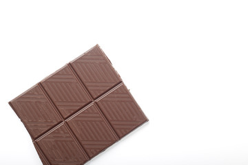 Broken chocolate bar
