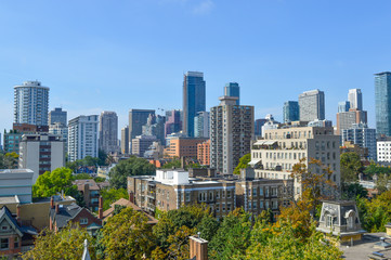 Toronto condo buildings.