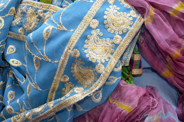 Foulards traditionnels indiens en vrac