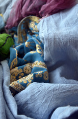 Foulards traditionnels indiens en vrac